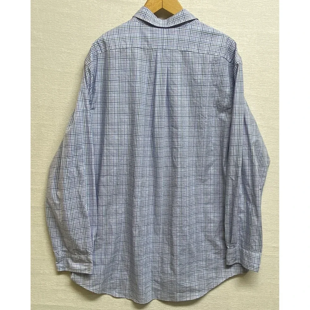 Ralph Lauren Classic Fit Button Down Long Sleeve Plaid Shirt Mens 2XL 18.5‎